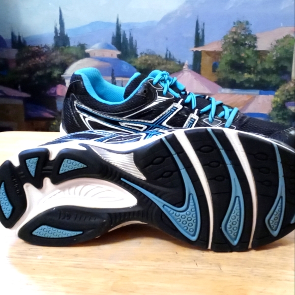 Asics Shoes - 👟👟ASICS Gel - K a n b a r r a 6,Black/Blue  Sz.8 Women,Like🆕new!,🎁gift.
